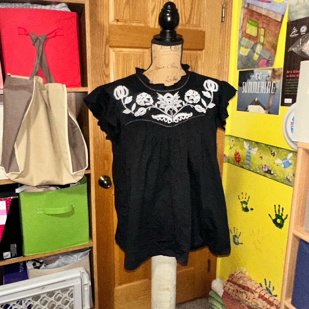 🖤 KNOX ROSE BLOUSE - Picture 2 of 10